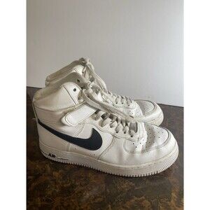 Nike Air Force 1 High Top White Black Retro CK4369-100 Men's Size 8